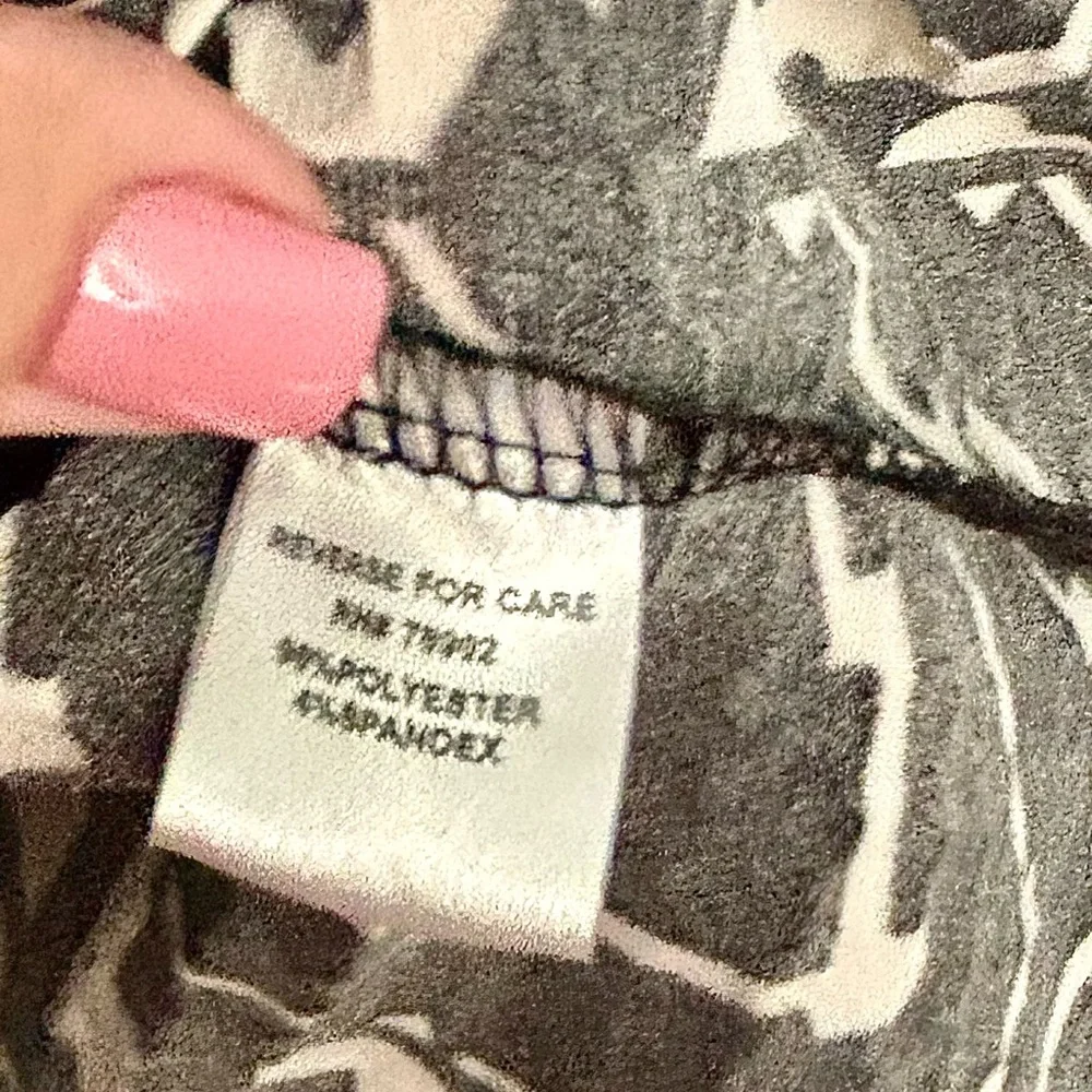 Erin London Black and White Geometric Pattern Jacket, 2X - Picture 6 of 7